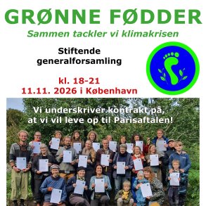 Gr�nne F�dder - Stiftende generalforsamling 11.11.26 - fysisk deltagelse